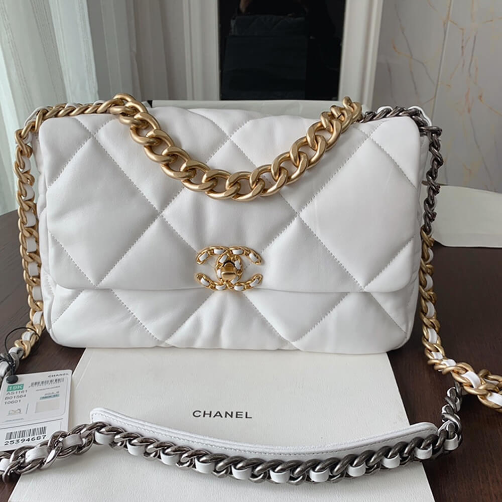 Ch*el 19 large handbag