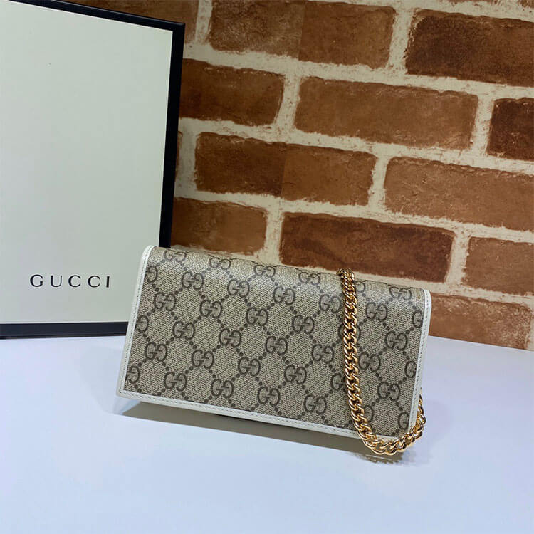 G*u*i horsebit 1955 wallet with chain