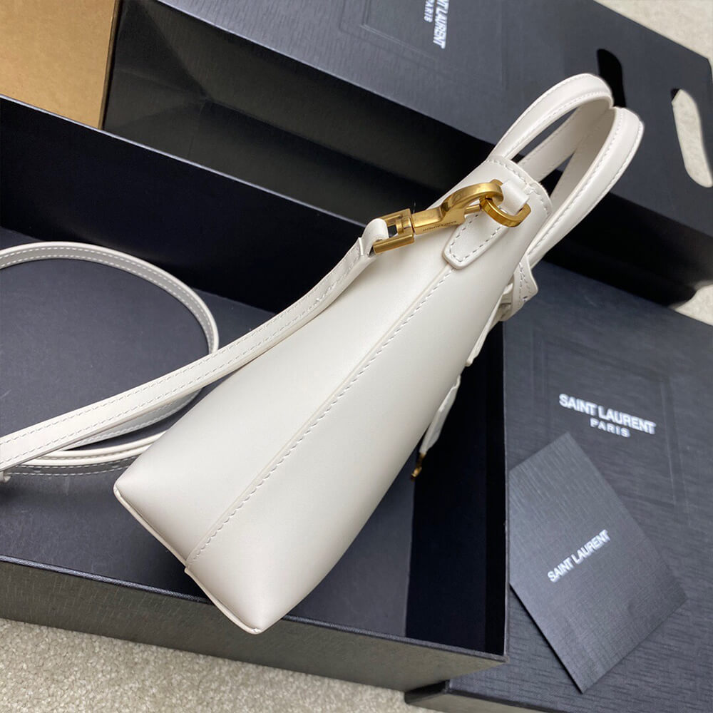 MINI TOY SHOPPING SAINT LAURENT IN BOX LEATHER