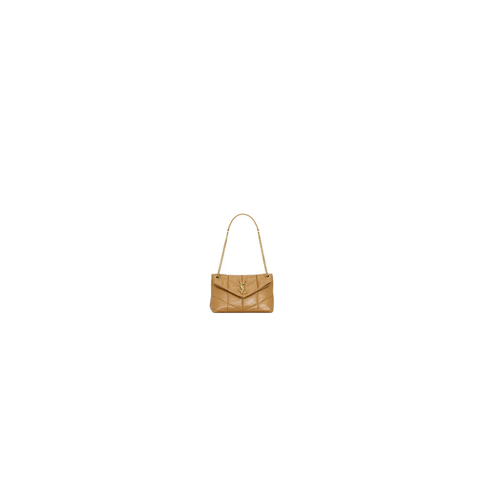 SMALL PUFFER IN CRINKLED LEATHER(High-end Grade)
