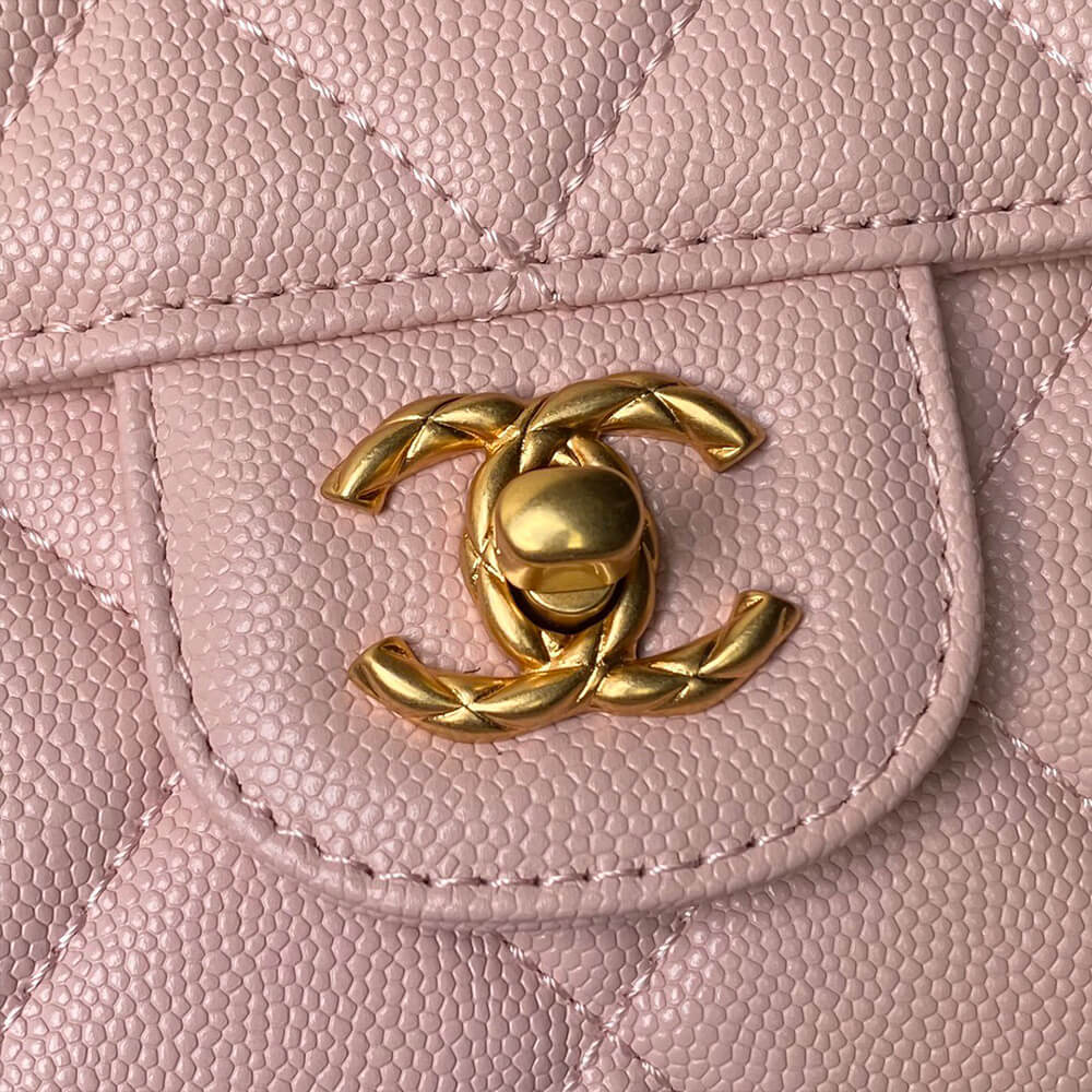 MINI FLAP BAG WITH TOP HANDLE