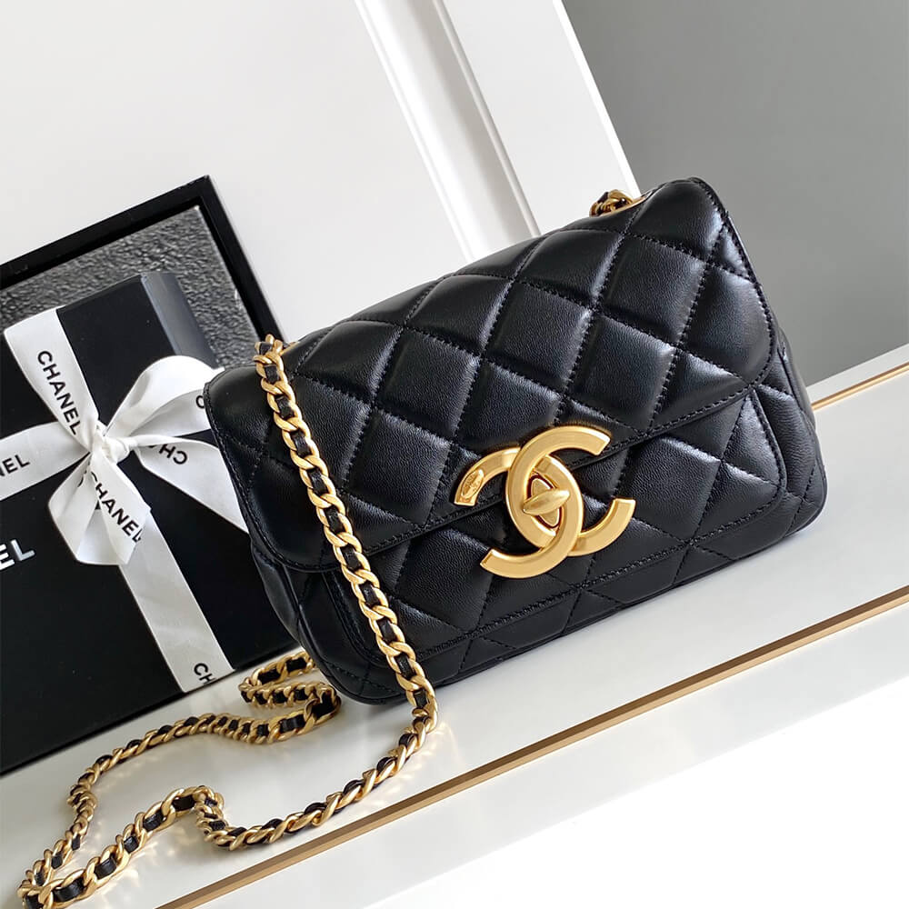 Ch*el mini flap bag(high-end grade)