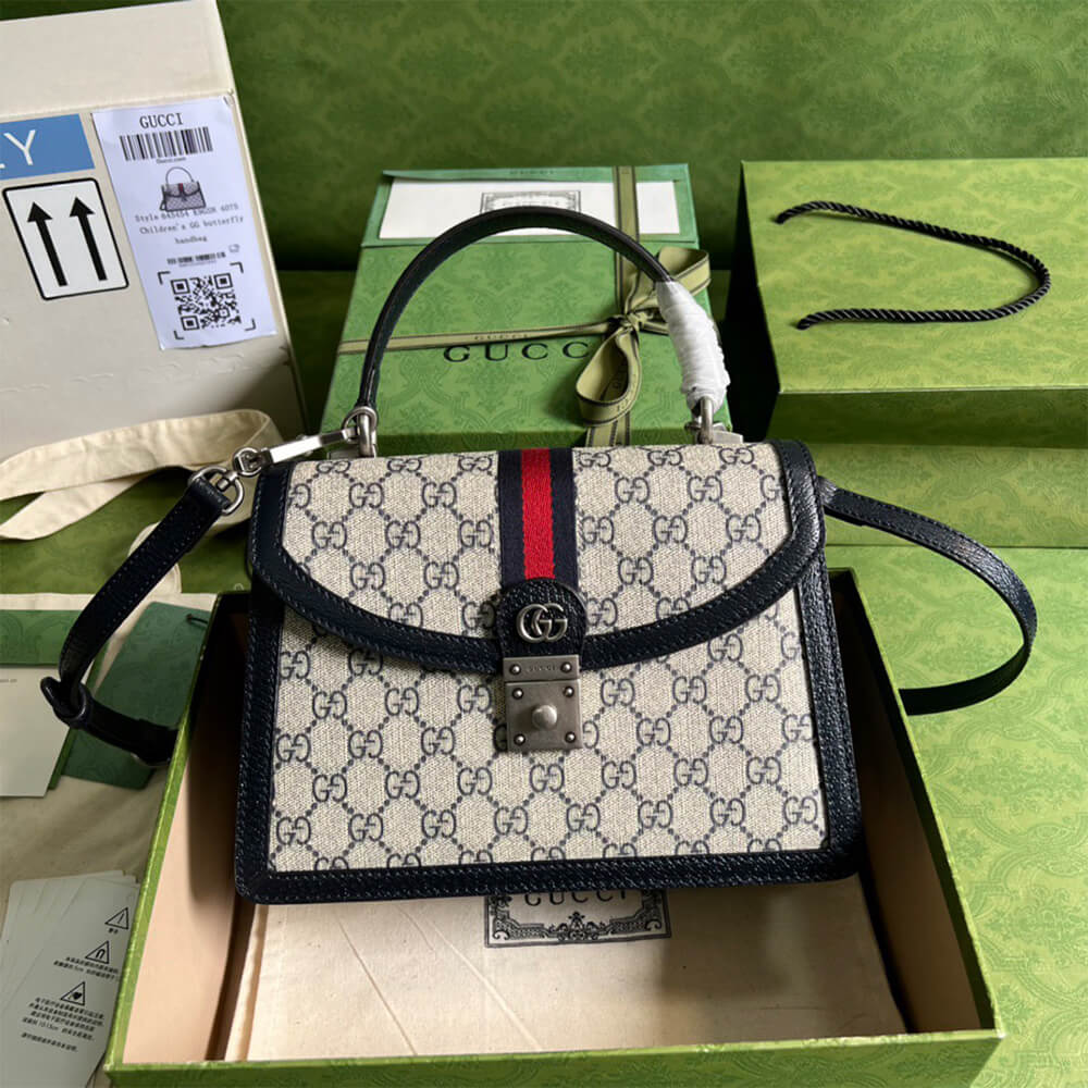 G*u*i ophidia small top handle bag