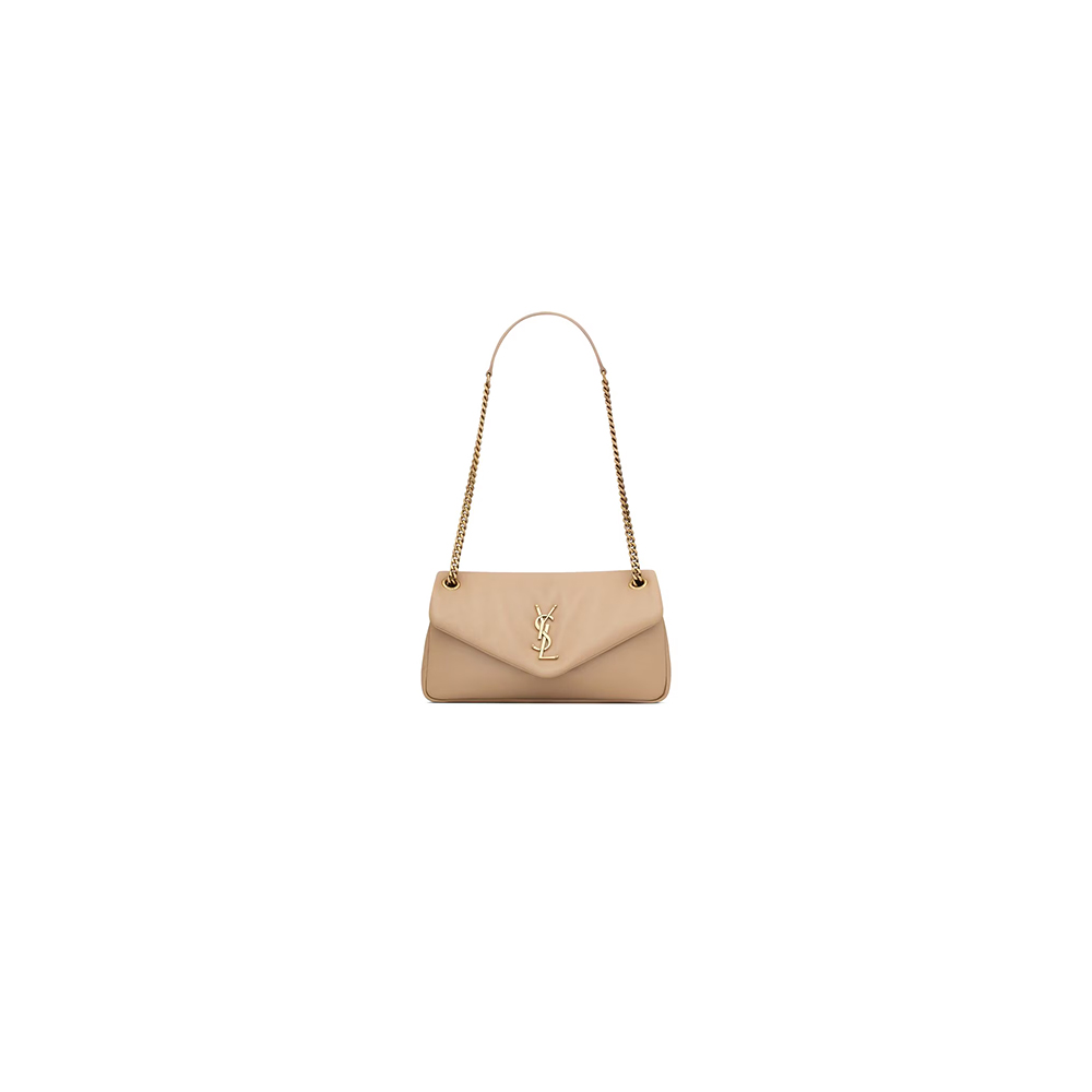 YSL CALYPSO small in plunged lambskin