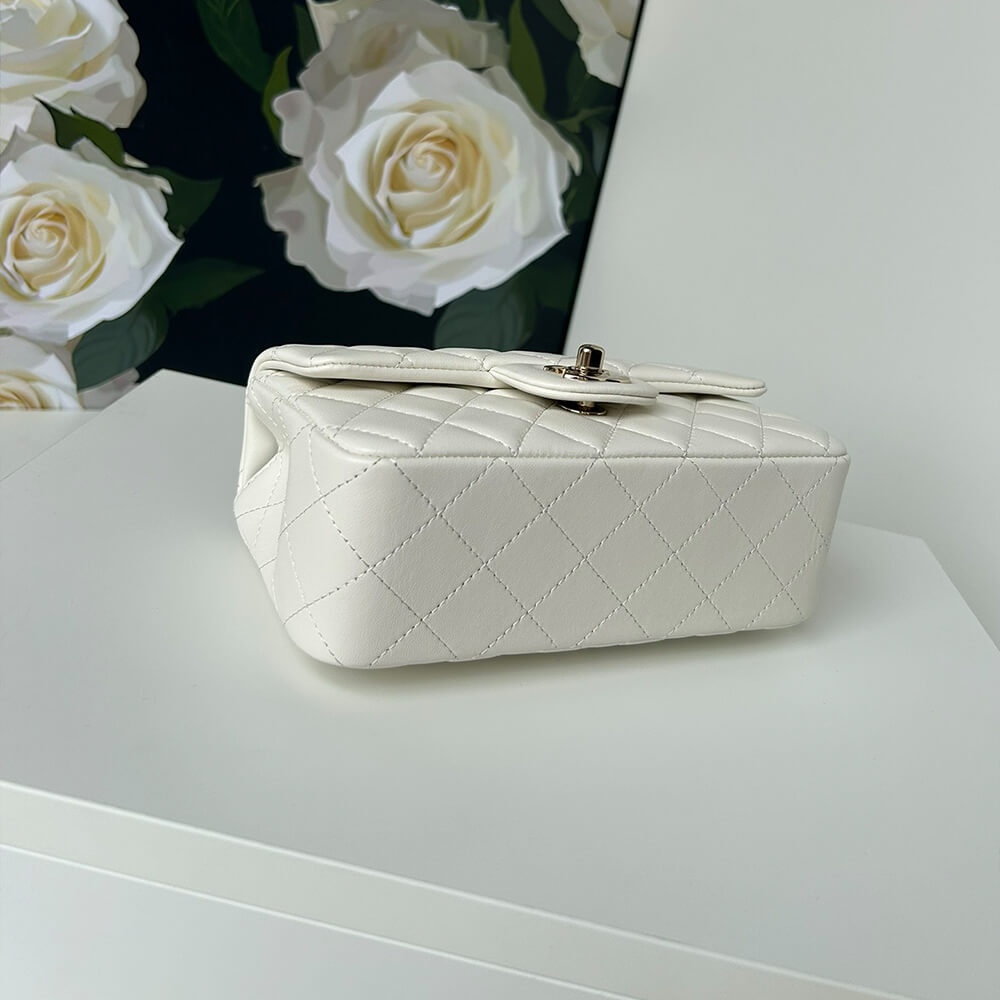 Ch*el mini classic handbag with top handle