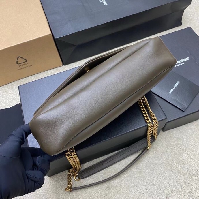 YSL CALYPSO small in plunged lambskin