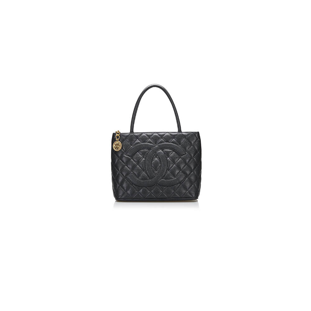 Ch*el medallion tote bag