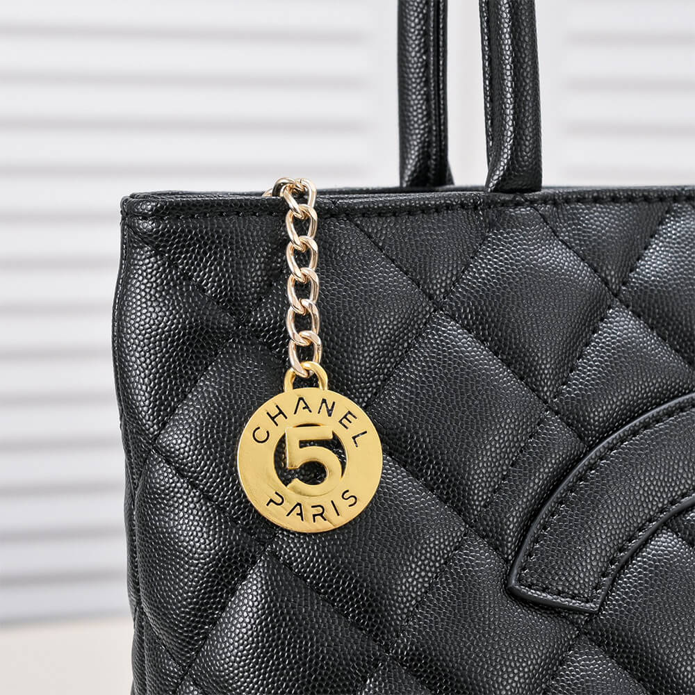 Ch*el medallion tote bag