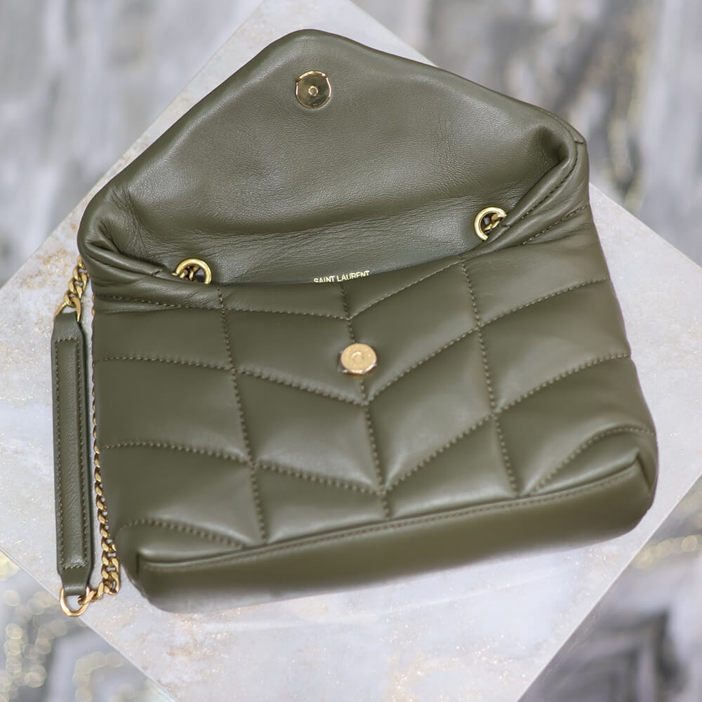 YSL Toy Puffer in lambskin